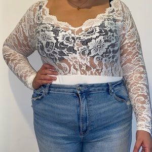 PLUS SIZE Lace bodysuit BRAND NEW W/ TAGS